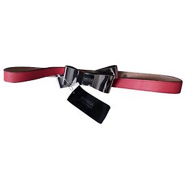Sonia By Sonia Rykiel Belts Silvery Pink Red