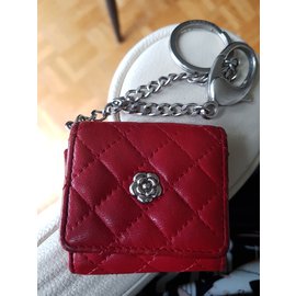 Chanel-Monederos, carteras, casos-Roja