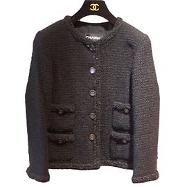 Chanel Jacken Schwarz