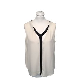 Top Danica Bcbg Max Azria Blanc V Blanc