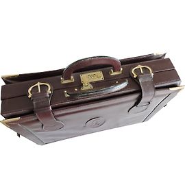 Cartier Leather Briefcase Dark Red Dark red