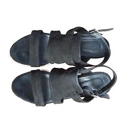 Claudie Pierlot Sandalen Schwarz