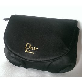 Christian Dior-Monederos, carteras, casos-Negro