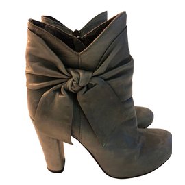 Gerard Darel-Ankle Boots-Grey