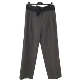 Lanvin-Pants, leggings-Grey