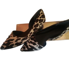 Belle Sigerson Morrison-Zapatillas de ballet-Estampado de leopardo