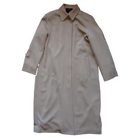 Autre Marque Marks and Spencer Beige Gabardine Coat Beige