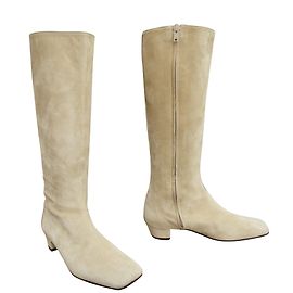 Botas Robert Clergerie em camurça bege Bege