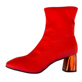 Autre Marque-Ankle Boots-Orange
