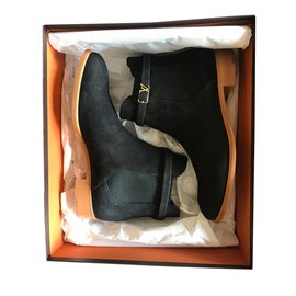 Louis Vuitton-Ankle Boots-Black
