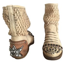 Baldan Ankle Boots Beige