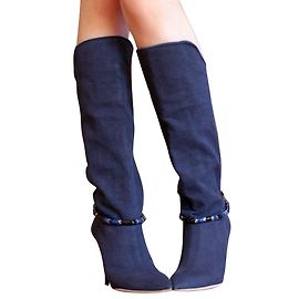 Isabel Marant Bottes Bleu