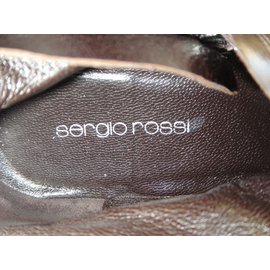 Sergio Rossi-Boots-Brown