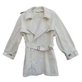 Hermès Gabardinas Blanco