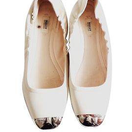 Bally Ballerinas Weiß