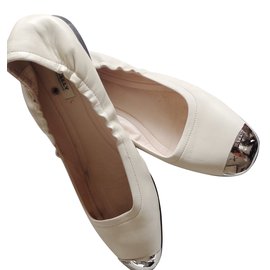 Bally-Zapatillas de ballet-Blanco