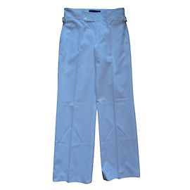 Pantalones Ralph Lauren de algodón blanco Blanco