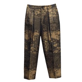 Issey Miyake-Pants, leggings-Bronze