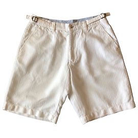 Massimo Dutti Calções Masculinos Branco