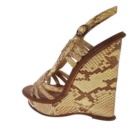 Bottega Veneta Mulas de cunha Impressão em python