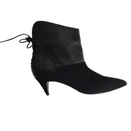 Saint Laurent-Ankle Boots-Black
