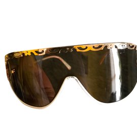 Christian Dior-Oculos escuros-Dourado