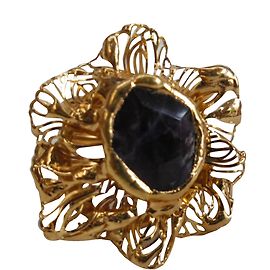 Autre Marque Bague en métal doré Taille 58 Doré
