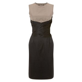 Hobbs Vestidos Negro Gris pardo