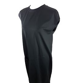 Céline Vestido en jersey de algodón Negro