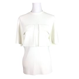 Camiseta Céline com bolso patch branca de algodão Branco