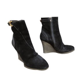 Chloé-Ankle Boots-Black