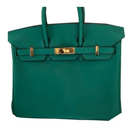 Hermès-Birkin 25-Green