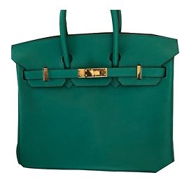 Hermès Birkin 25 Vertigo Green Cuir Swift Vert