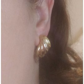 Autre Marque-TOURNIS Earrings-Golden