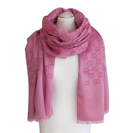 gucci sciarpa guccissima nuova Rosa