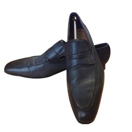 Santoni-Loafers Slip ons-Blue