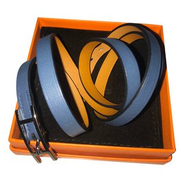 Hermès-Double round hapi bracelet-Blue