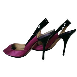 Casadei-Heels-Black,Pink,Purple