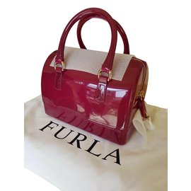 Furla-Handbag-Dark red