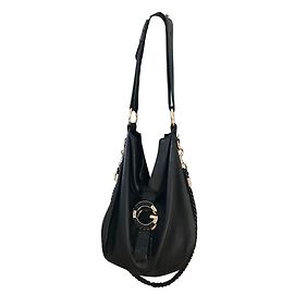 Borsa a tracolla Gucci in pelle nera Nero