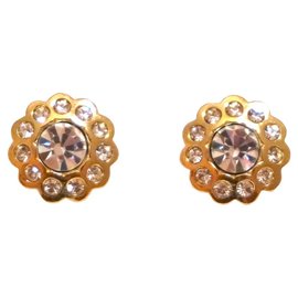 Christian Dior-Earrings-Golden