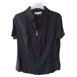 Camicia Claude Montana Nera in Cotone Nero