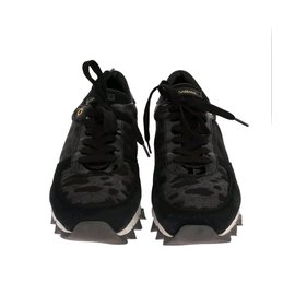 Dolce & Gabbana-scarpe da ginnastica-Nero,Bianco