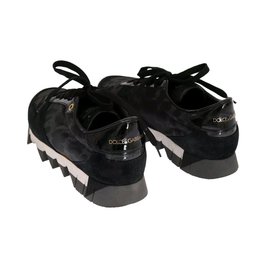 Dolce & Gabbana-scarpe da ginnastica-Nero,Bianco