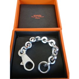 Hermès-Voltige Bracelet-Silvery