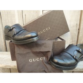 Gucci-Derbies homme-Noir