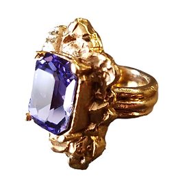 Yves Saint Laurent Anello vintage D'oro