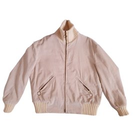 Autre Marque Dunhill Jacket Cream Cotton Wool Cream