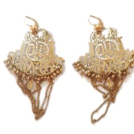 Gas Earrings Golden