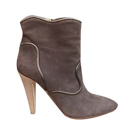 Bottines Bally Marron En Daim Marron